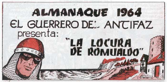 EL GUERRERO DEL ANTIFAZ. ALMANAQUE 1964