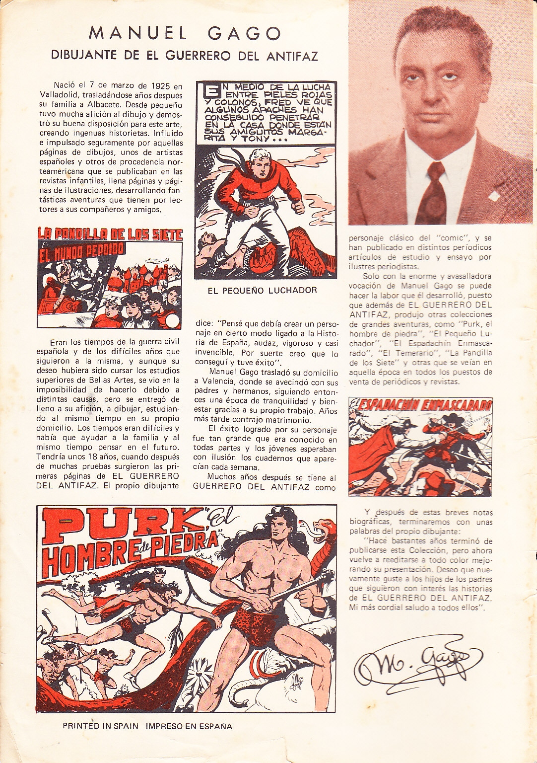 EL GUERRERO DEL ANTIFAZ. 1973
