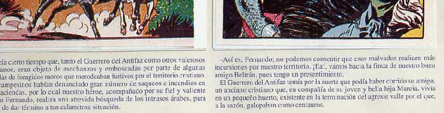 EL GUERRERO DEL ANTIFAZ ALBUM DE CROMOS 1