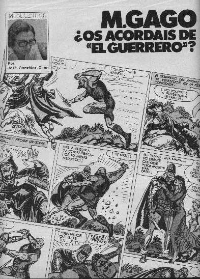 EL GUERRERO DEL ANTIFAZ EN LA GACETA ILUSTRADA 17-10-1979