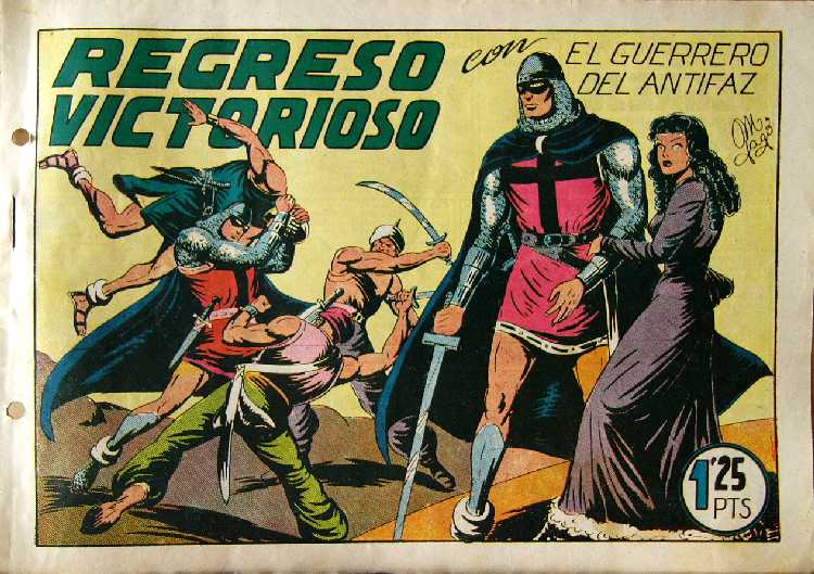 EL GUERRERO DEL ANTIFAZ N�119 CORTESIA DE JOSE ALANDI DE VALENCIA, ESPA&Ntilde;A