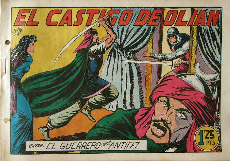 EL GUERRERO DEL ANTIFAZ N�120 CORTESIA DE JOSE ALANDI DE VALENCIA, ESPA&Ntilde;A