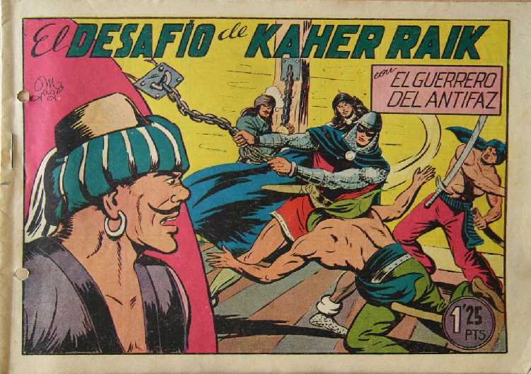 EL GUERRERO DEL ANTIFAZ N�136 CORTESIA DE JOSE ALANDI DE VALENCIA, ESPA&Ntilde;A