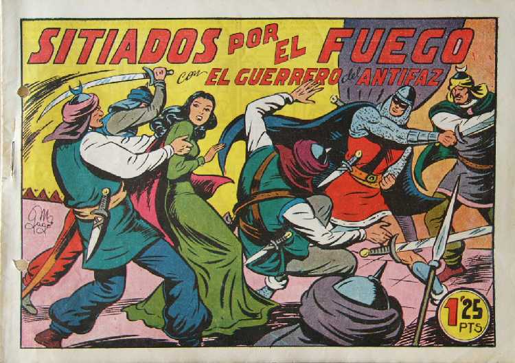 EL GUERRERO DEL ANTIFAZ N�158 CORTESIA DE JOSE ALANDI DE VALENCIA, ESPA&Ntilde;A