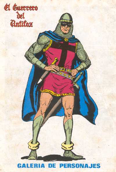 GALERIA DE PERSONAJES: EL GUERRERO DEL ANTIFAZ