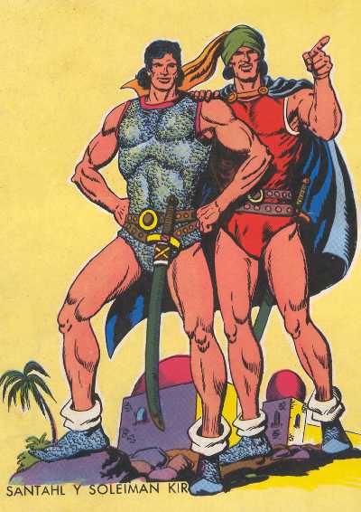 SANTASHL Y SOLEIMAN DE LA CONTRAPORTADA DEL N�MERO 65 DE LA EDICION EN COLOR