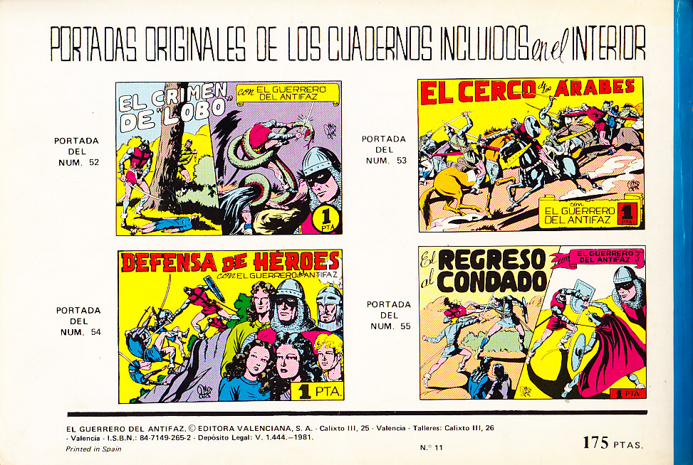 EL GUERRERO DEL ANTIFAZ