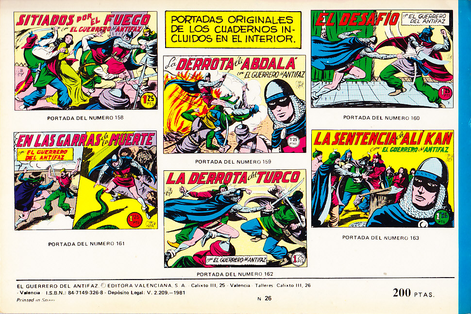 EL GUERRERO DEL ANTIFAZ