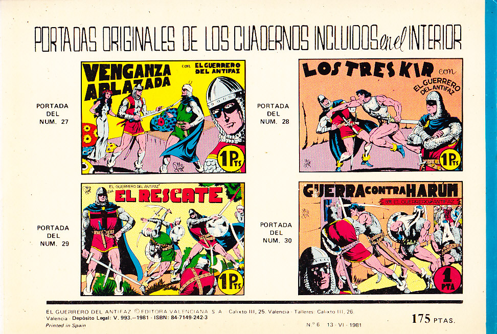 EL GUERRERO DEL ANTIFAZ