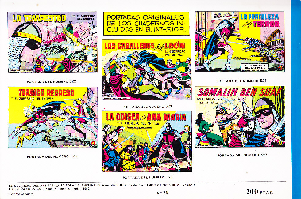 EL GUERRERO DEL ANTIFAZ