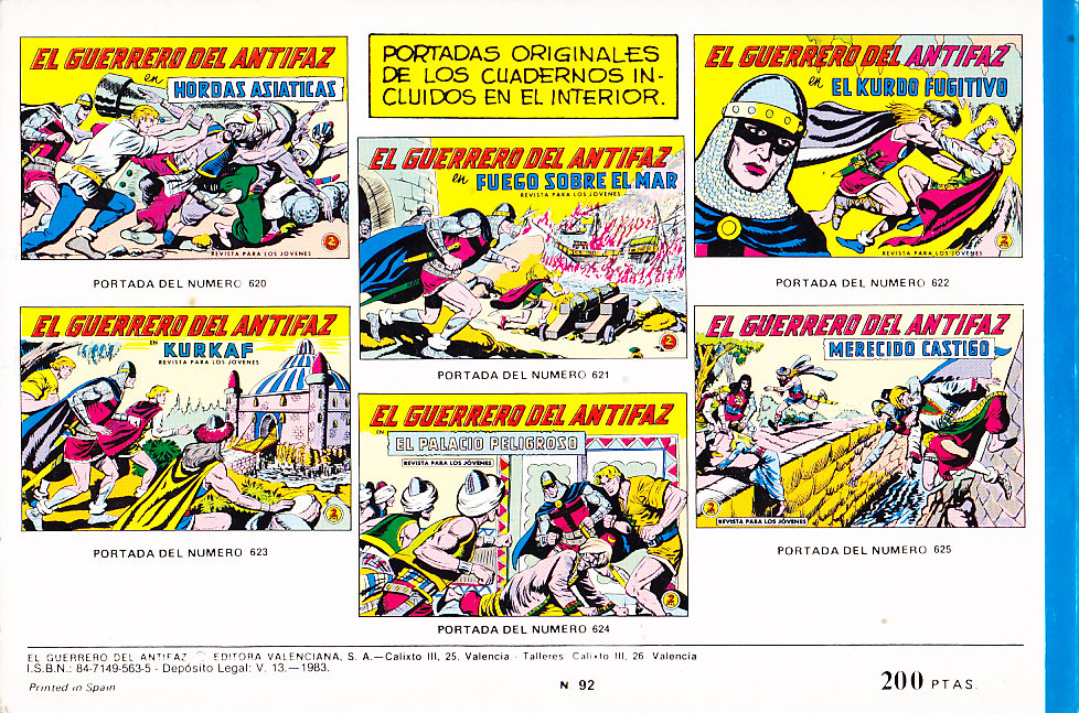 EL GUERRERO DEL ANTIFAZ