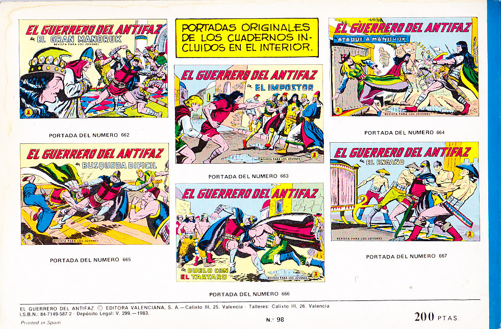 EL GUERRERO DEL ANTIFAZ