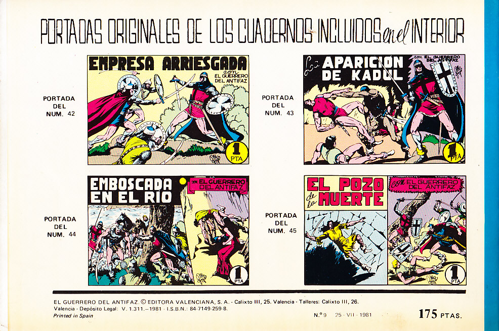 EL GUERRERO DEL ANTIFAZ