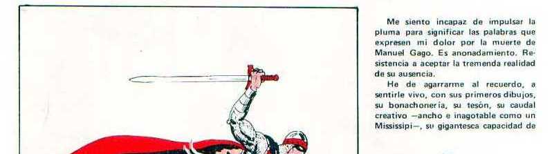 NUEVAS AVENTURAS DE EL GUERRERO DEL ANTIFAZ 110. DESPEDIDA A MANUEL GAGO. IMAGENES DE MI AMIGO CASTO CORREA DE VIGO