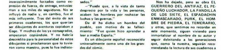 NUEVAS AVENTURAS DE EL GUERRERO DEL ANTIFAZ 110. DESPEDIDA A MANUEL GAGO. IMAGENES DE MI AMIGO CASTO CORREA DE VIGO