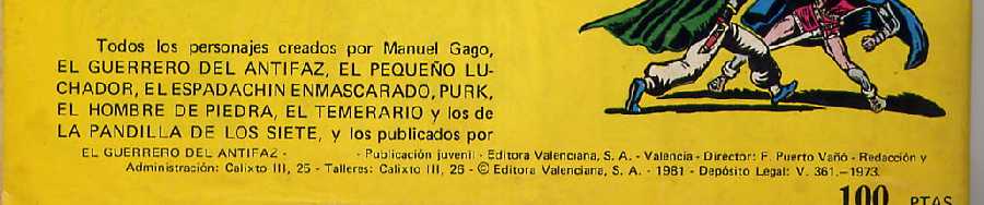 EL GUERRERO DEL ANTIFAZ