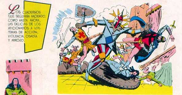 PORTADA DE ATRAS DEL NUMERO 343 DE LA REEDICION EN COLOR. CORTESIA DE MI AMIGO CASTO CORREA DE VIGO