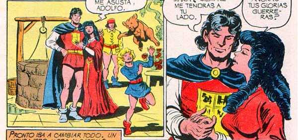 NUEVAS AVENTURAS DE EL GUERRERO DEL ANTIFAZ, PAGINA 3 NUMERO 1. CORTESIA DE MI AMIGO CASTO CORREA DE VIGO