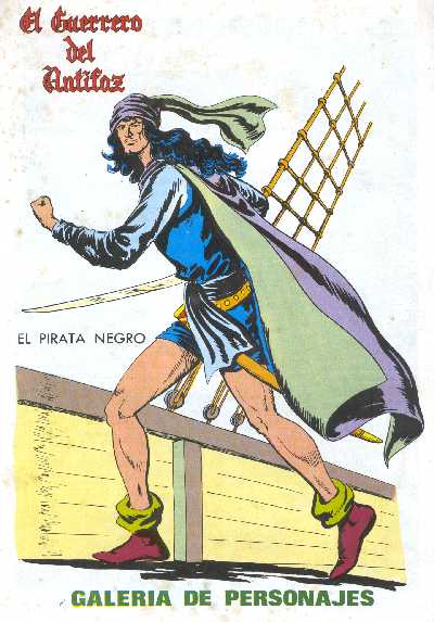 GALERIA DE PERSONAJES: EL PIRATA NEGRO