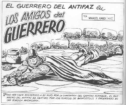 EL GUERRERO DEL ANTIFAZ POR MANUEL GAGO QUESADA