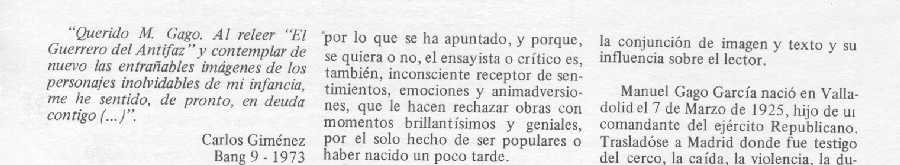 ARTICULO DE FRANSISCO TADEO JUAN PARA LA REVISTA SUNDAY N�10