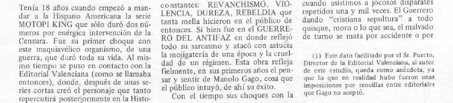 ARTICULO DE FRANSISCO TADEO JUAN PARA LA REVISTA SUNDAY N�10