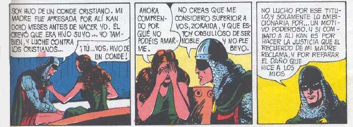 ZORAIDA Y EL GUERRERO DEL ANTIFAZ